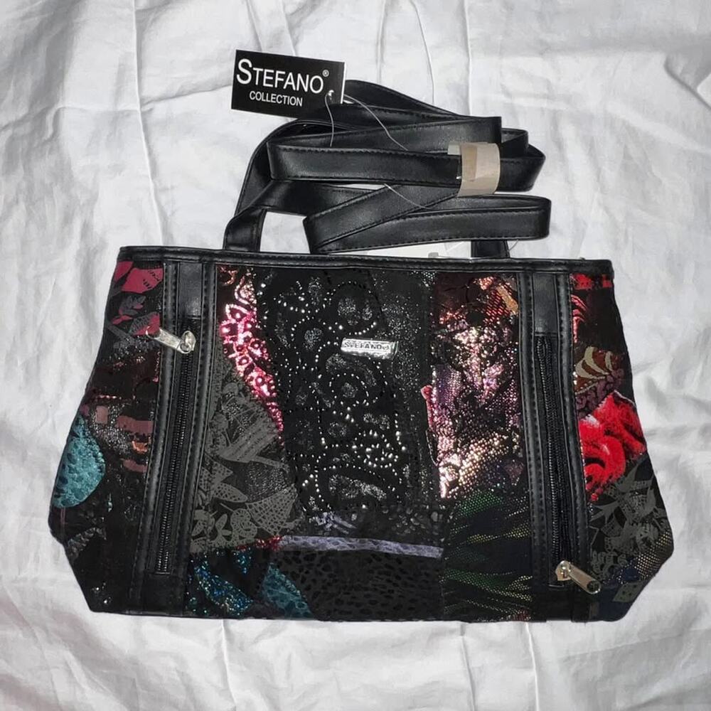 NWT Stefano Collection Tapestry Patchwork Shoulder Bag – Made in Germany